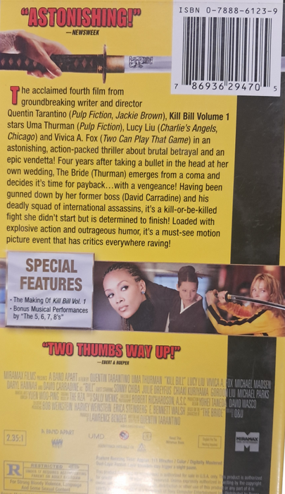 Kill Bill: Volume 1 [PSP Movie] – PlayStation Portable (PSP) - for just $0! 