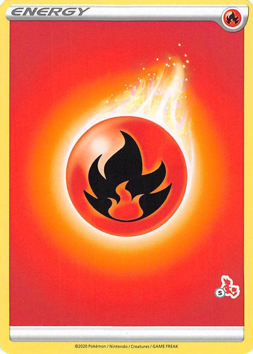 Fire Energy (Cinderace Stamp #5) [Battle Academy 2022] - for just $0.10! 