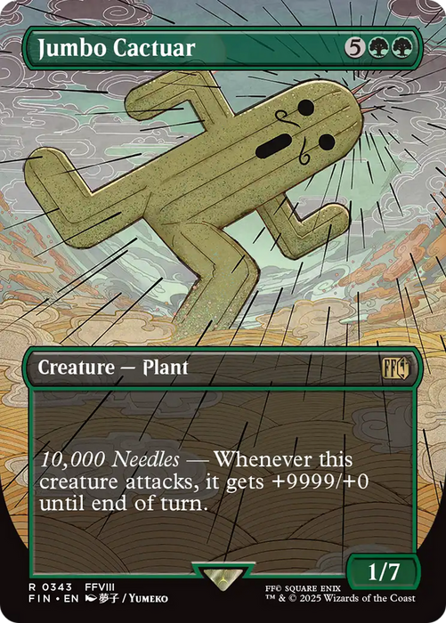 Jumbo Cactuar (Borderless) (FIN-343) - FINAL FANTASY (Borderless) - for just $2.76! 
