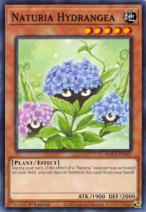 Naturia Hydrangea [HAC1-EN107] Common - for just $0.10! 