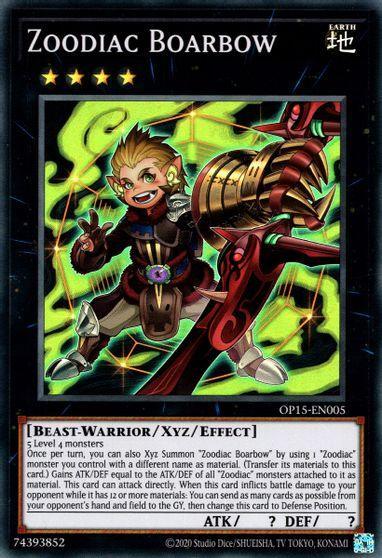 Zoodiac Boarbow [OP15-EN005] Super Rare - for just $0.55! 