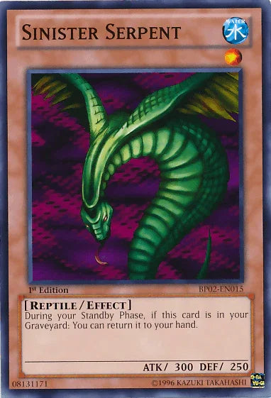 Sinister Serpent [BP02-EN015] Mosaic Rare - for just $0.80! 