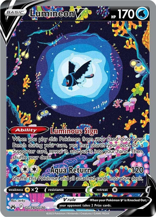 Lumineon V (GG39/GG70) [Sword & Shield: Crown Zenith] - for just $8.70! 