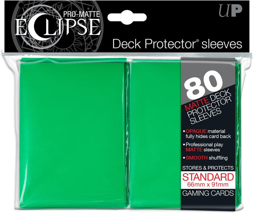 Ultra PRO: Standard 80ct Sleeves - PRO-Matte Eclipse (Green) - Just $0! Shop now at Retro Gaming of Denver