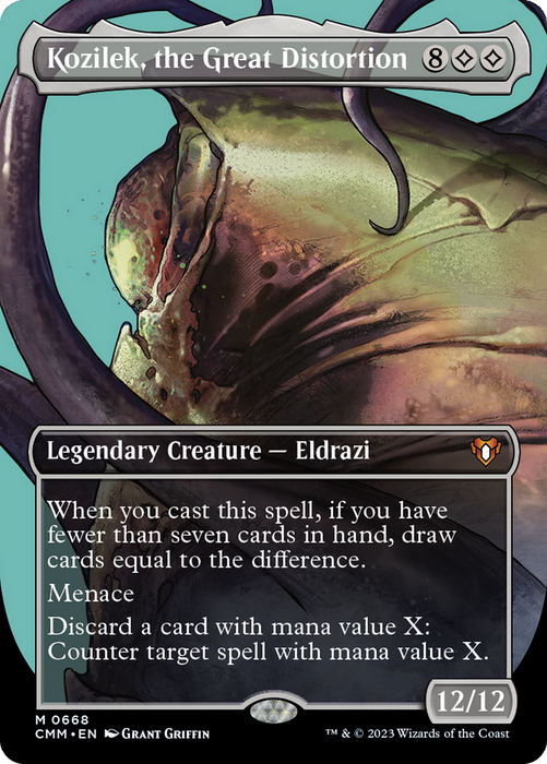 Kozilek, the Great Distortion (CMM-668) - Commander Masters (Borderless) - for just $2.14! 