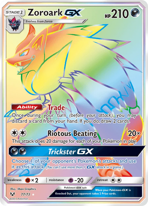 Zoroark GX (77/73) [Sun & Moon: Shining Legends] - for just $10.05! 