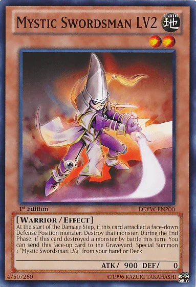 Mystic Swordsman LV2 [LCYW-EN200] Common - for just $1.40! 