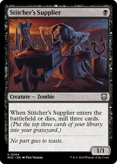 Stitcher's Supplier (M3C-204) - Modern Horizons 3 Commander - for just $0.09! 