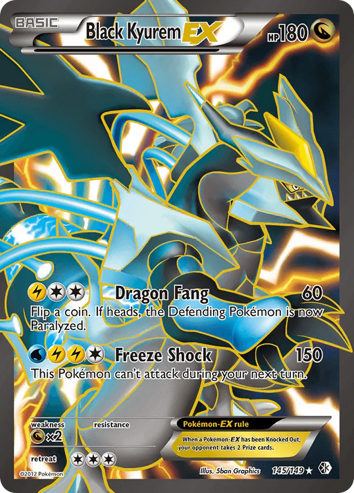 Black Kyurem EX (145/149) [Black & White: Boundaries Crossed] - for just $299.80! 