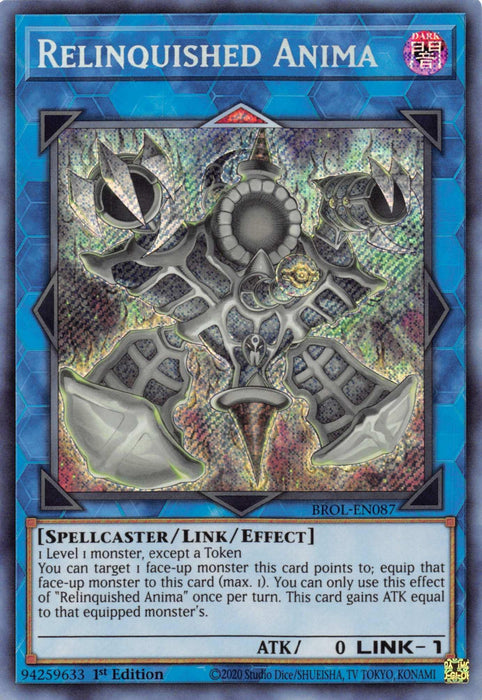 Relinquished Anima [BROL-EN087] Secret Rare - for just $1.15! 