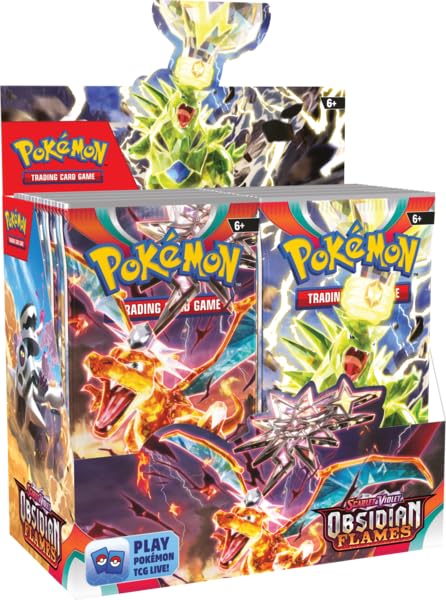 Pokemon Scarlet & Violet | Obsidian Flames | Booster Display (36 Packs) - Premium Novelties & Gifts - Just $149.99! Shop now at Retro Gaming of Denver