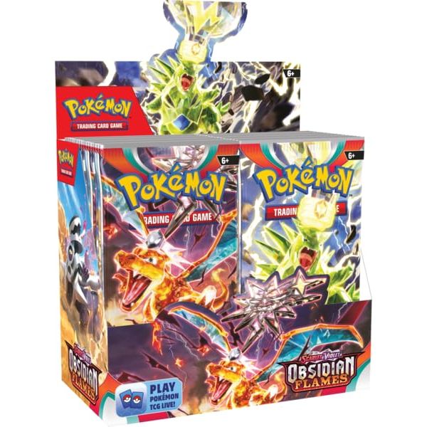 Pokemon Scarlet & Violet | Obsidian Flames | Booster Display (36 Packs) - Just $149.99! Shop now at Retro Gaming of Denver