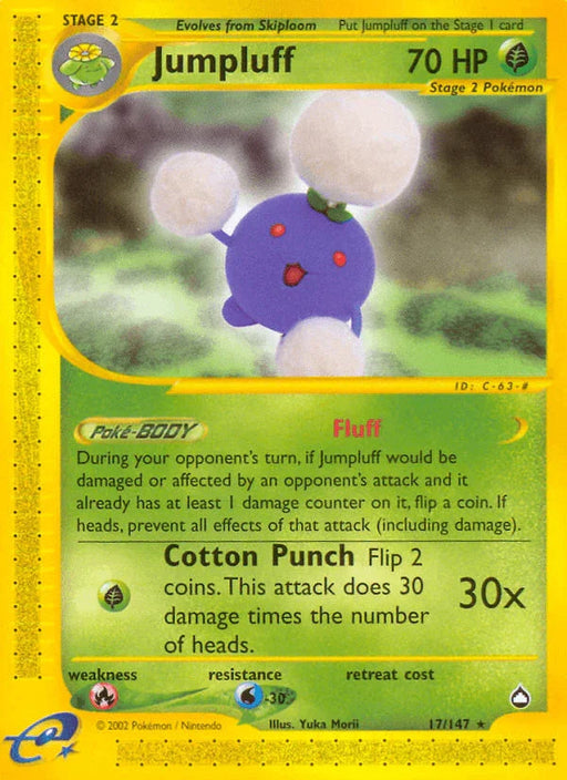 Jumpluff (17/147) [Aquapolis] - for just $10.75! 