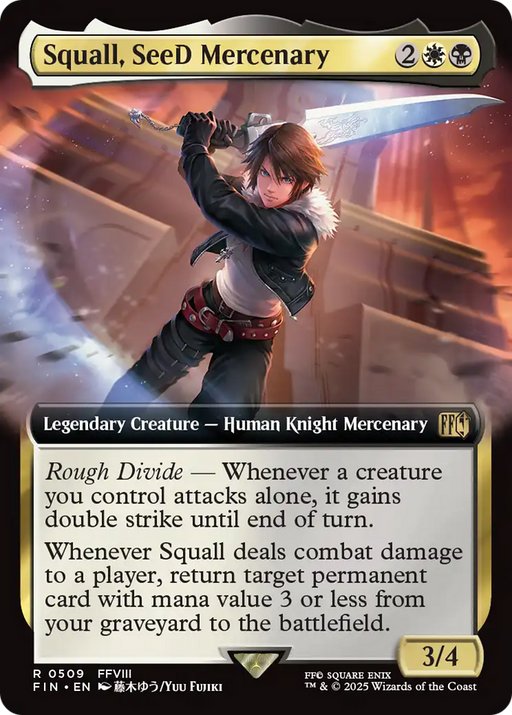 Squall, SeeD Mercenary (FIN-509) - FINAL FANTASY: (Extended Art) - for just $0.87! 