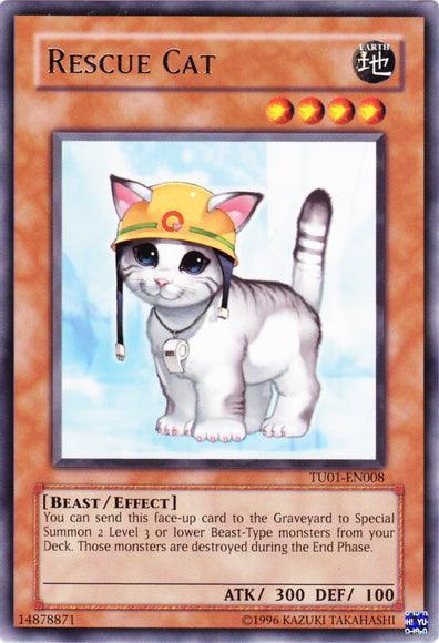 Rescue Cat [TU01-EN008] Rare - for just $1.45! 