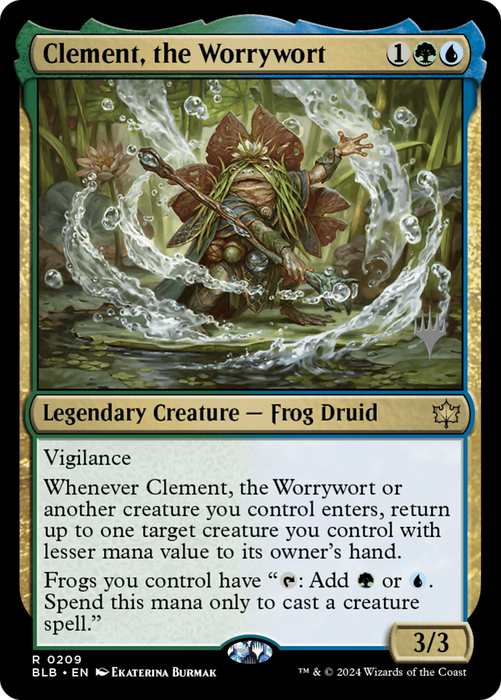 Clement, the Worrywort (PPBLB-209) - Bloomburrow Promos - for just $0.09! 