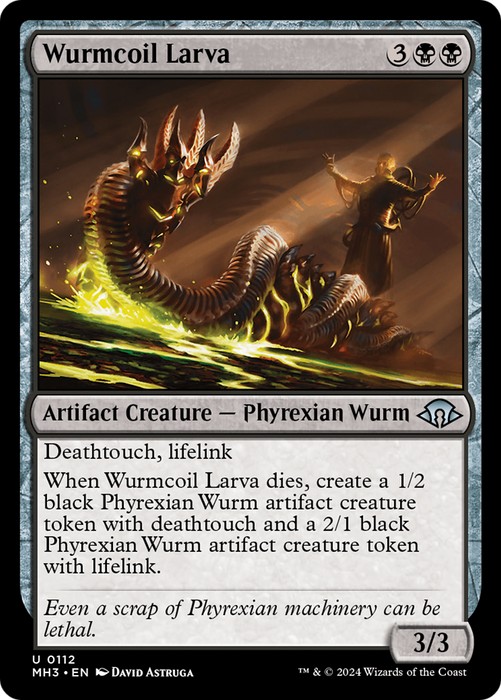 Wurmcoil Larva [Modern Horizons 3] - Just $0.10! Shop now at Retro Gaming of Denver