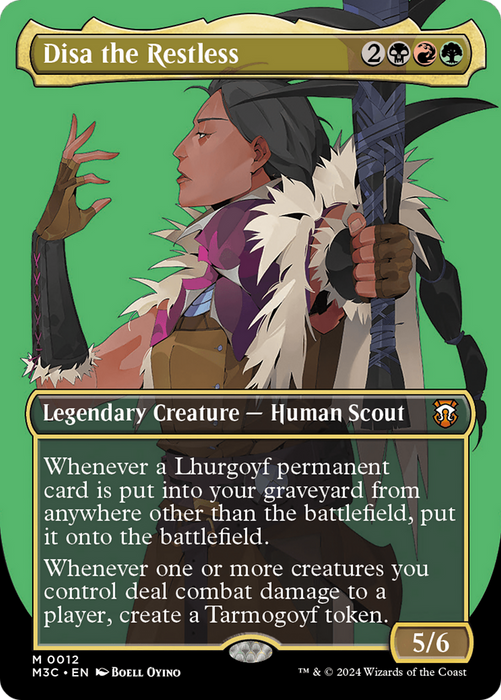 Disa the Restless (Borderless) (M3C-012) - Modern Horizons 3 Commander (Borderless) - for just $0.11! 