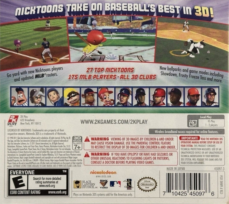 Nicktoons MLB 3D – Nintendo 3DS (3DS) - for just $14.99! 
