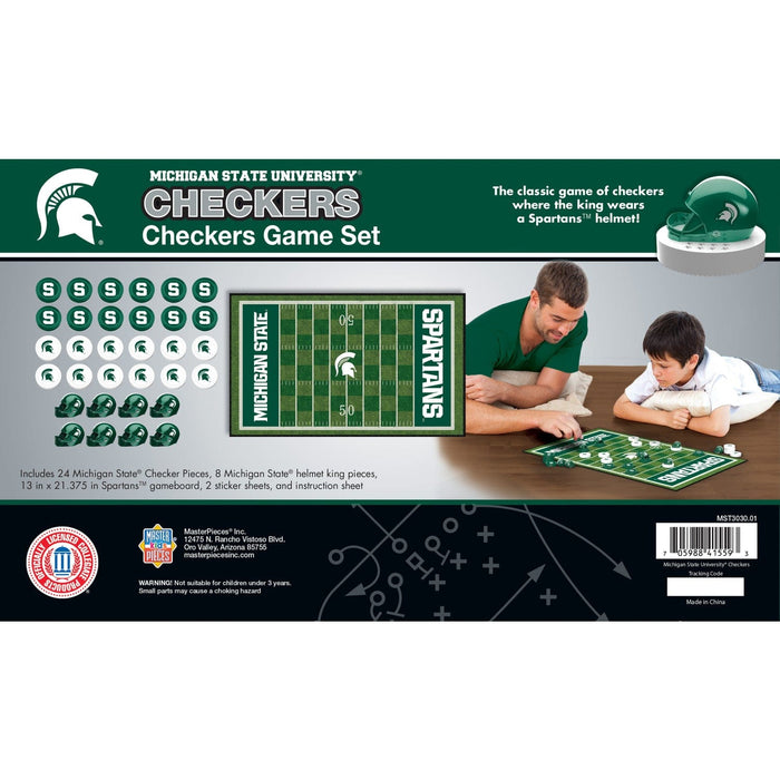 Michigan State Spartans Checkers Board Game - for just $19.99! 