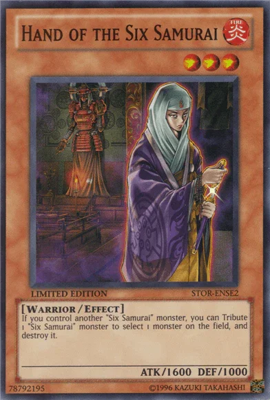 Hand of the Six Samurai [STOR-ENSE2] Super Rare - for just $0.15! 
