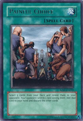 Painful Choice [RP01-EN059] Rare - for just $1.20! 
