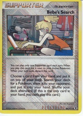 Bebe's Search (89/111) (League Promo) [Platinum: Rising Rivals] - for just $0.95! 