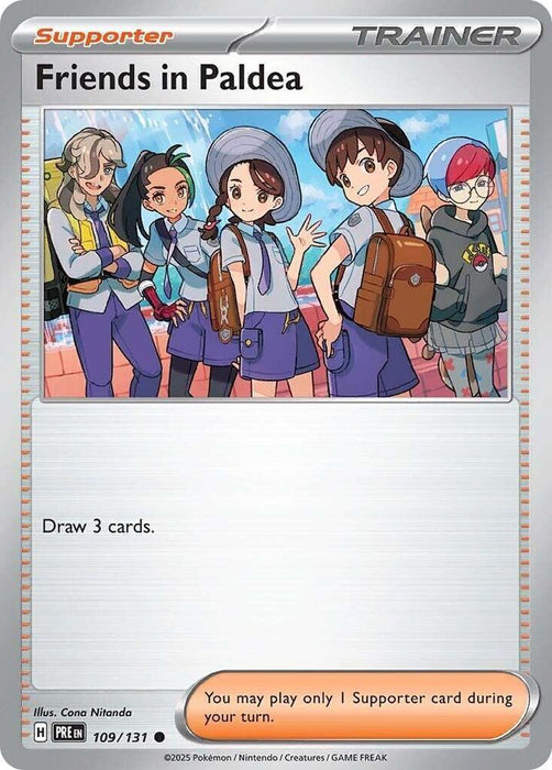 Friends in Paldea (109/131) [Scarlet & Violet: Prismatic Evolutions] - for just $0.10! 