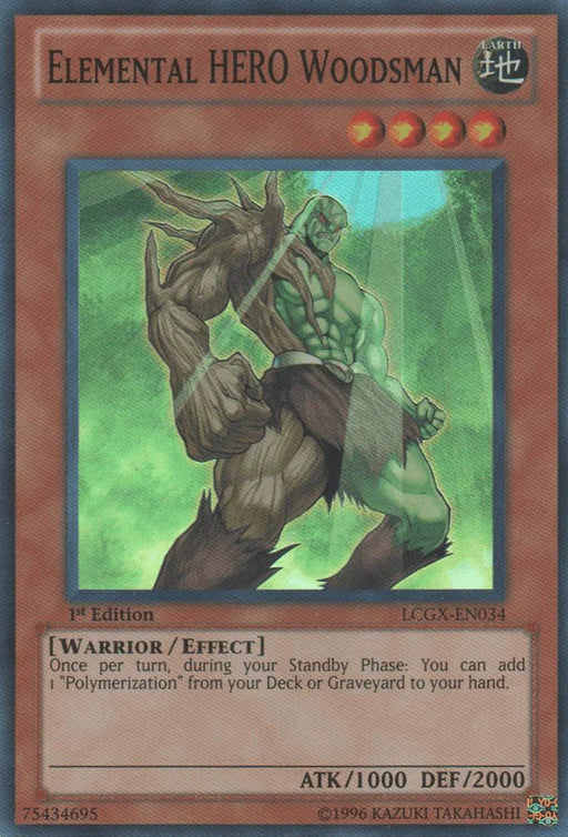 Elemental HERO Woodsman [LCGX-EN034] Super Rare - for just $0.70! 