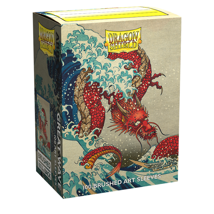 Dragon Shield: Standard 100ct Brushed Art Sleeves - The Great Wave (Anniversary Special Edition) - for just $0! 