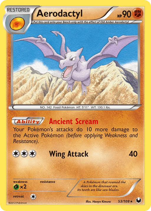 Aerodactyl (53/108) [Black & White: Dark Explorers] - for just $1.40! 
