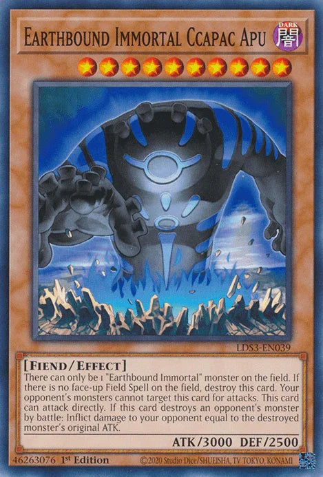 Earthbound Immortal Ccapac Apu [LDS3-EN039] Common - for just $0.10! 