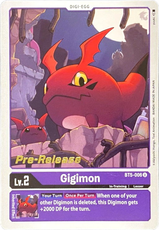 Gigimon [BT5-006] [Battle of Omni Pre-Release Promos] - Just $1.60! Shop now at Retro Gaming of Denver