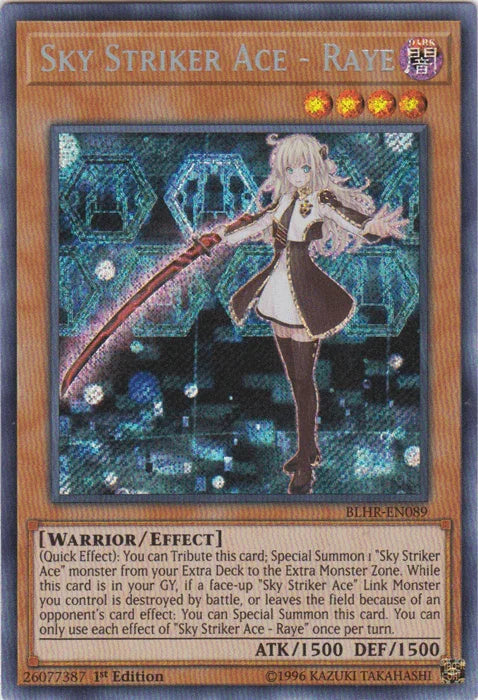 Sky Striker Ace - Raye [BLHR-EN089] Secret Rare - for just $1! 