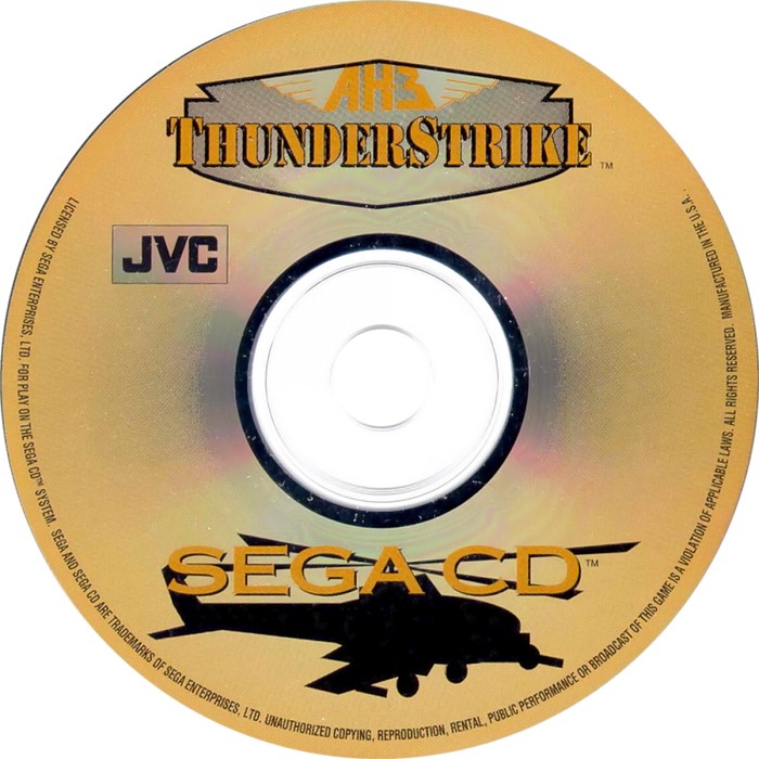 AH-3 Thunderstrike – Sega CD (SCD) - for just $13.99! 