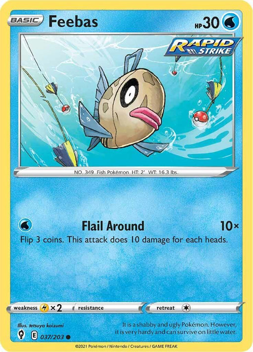 Feebas (037/203) [Sword & Shield: Evolving Skies] - for just $0.10! 