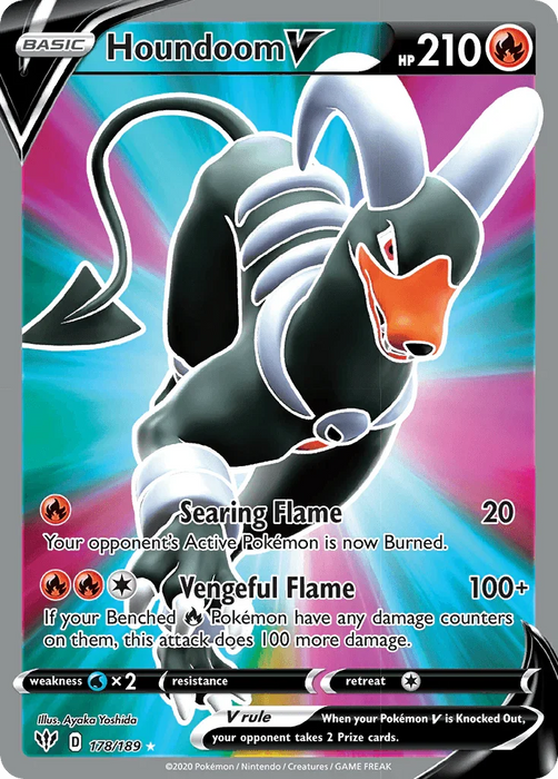 Houndoom V (178/189) [Sword & Shield: Darkness Ablaze] - for just $2.55! 