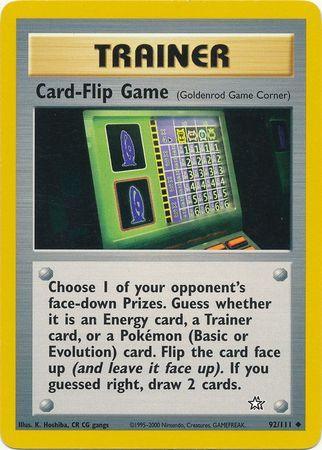 Card-Flip Game (92/111) [Neo Genesis Unlimited] - for just $0.75! 