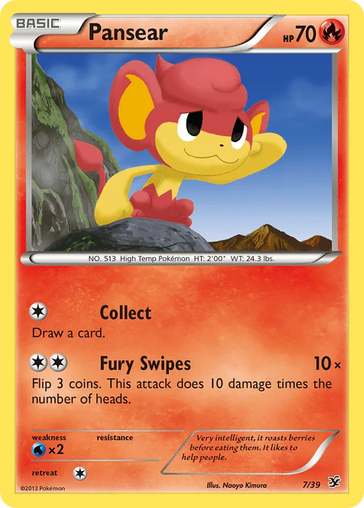 Pansear (7/39) [XY: Kalos Starter Set] - for just $0.20! 