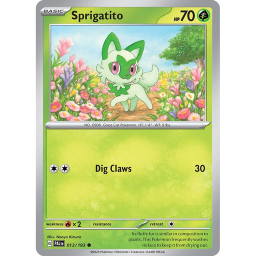 Sprigatito (013/193) (Theme Deck Exclusive) [Scarlet & Violet: Paldea Evolved] - Just $0.05! Shop now at Retro Gaming of Denver