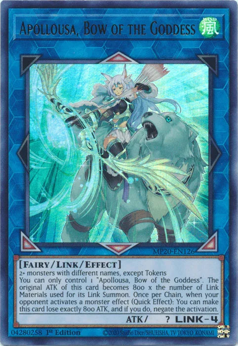 Apollousa, Bow of the Goddess [MP20-EN126] Ultra Rare - for just $0.35! 