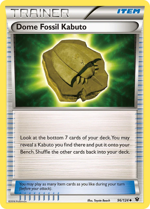 Dome Fossil Kabuto (96/124) [XY: Fates Collide] - for just $0.10! 