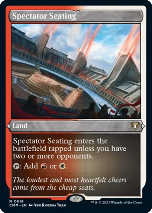 Spectator Seating (Foil Etched) [Commander Masters] - Just $8.25! Shop now at Retro Gaming of Denver