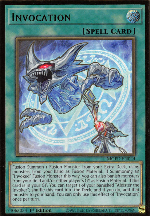 Invocation [MGED-EN044] Gold Rare - for just $0.45! 