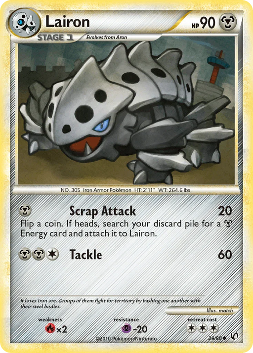 Lairon (29/90) [HeartGold & SoulSilver: Undaunted] - for just $0.20! 