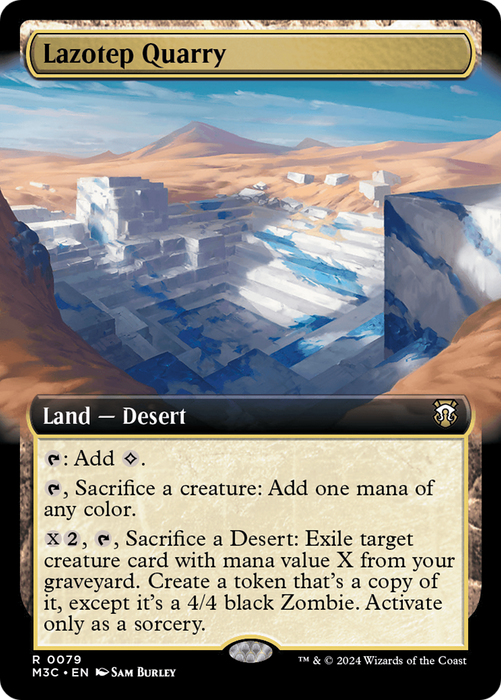 Lazotep Quarry (M3C-079) - Modern Horizons 3 Commander: (Extended Art) - for just $2.18! 