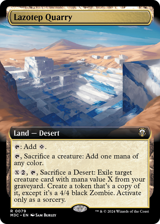 Lazotep Quarry (M3C-079) - Modern Horizons 3 Commander: (Extended Art) - for just $2.63! 