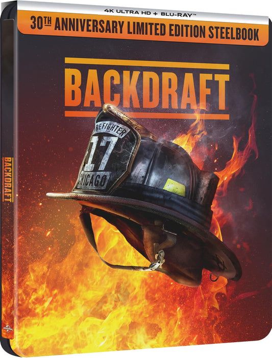 Backdraft - 30th Anniversary Limited Edition Steelbook (4K Ultra HD + Blu-ray + Digital) - for just $25.99! 