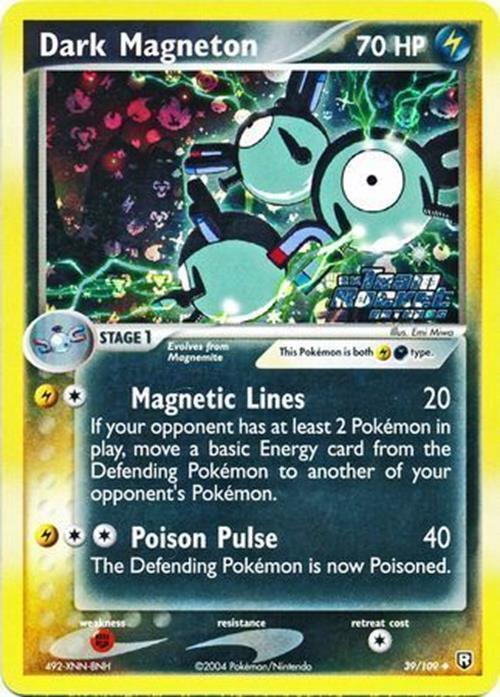 Dark Magneton (39/109) (Stamped) [EX: Team Rocket Returns] - for just $20! 