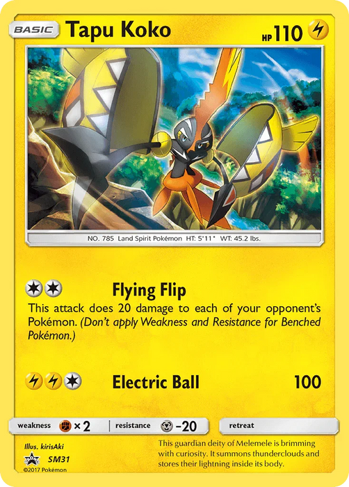 Tapu Koko (SM31) [Sun & Moon: Black Star Promos] - for just $0.25! 